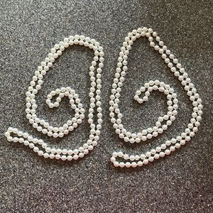 Pearl (faux) Necklaces, in excellent condition.